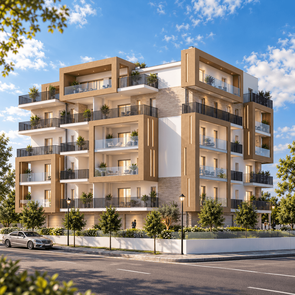 Render illustrativo del Complesso Residenziale LICEO a Lanciano
